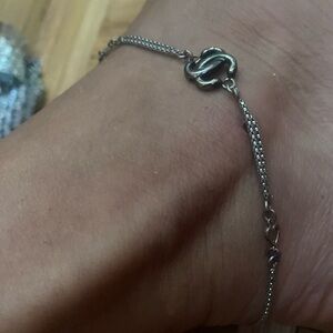 Silver anklet 925 marking